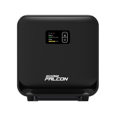 Purificateur Creality Falcon AP1 mini, cube noir avec écran de qualité d'air PM2,5 et COV