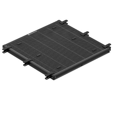 Plateau nid d'abeille Sculpfun H3 600 × 600 mm, cadre noir et pinces de maintien